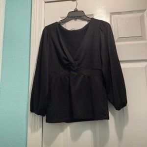 Women's Black Blouse XL